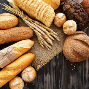 Assortment of baked bread